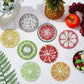 DIY-set voor het maken van onderzetters met strass-steentjes en houde