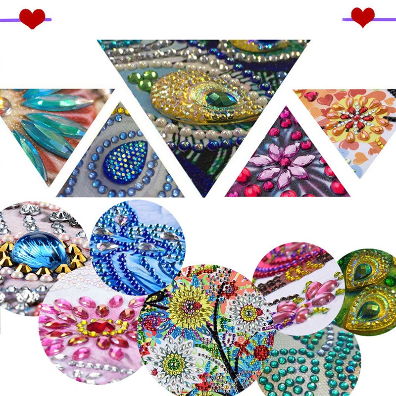 DIY-set voor het maken van onderzetters met strass-steentjes en houde