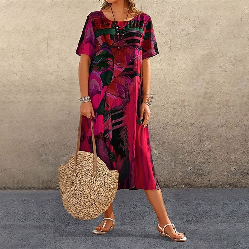 ⏳Tijdelijke aanbieding⏰Tropical Breeze-jurk