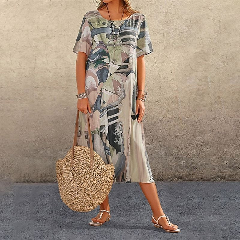⏳Tijdelijke aanbieding⏰Tropical Breeze-jurk