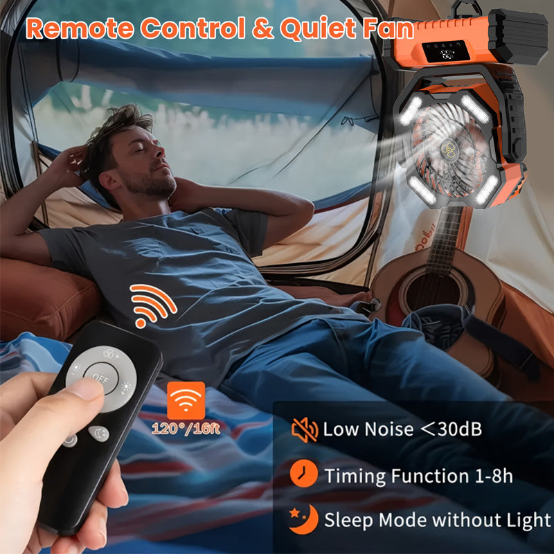 Draagbare Oscillerende Ventilator met Afstandsbediening