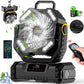 Draagbare Oscillerende Ventilator met Afstandsbediening