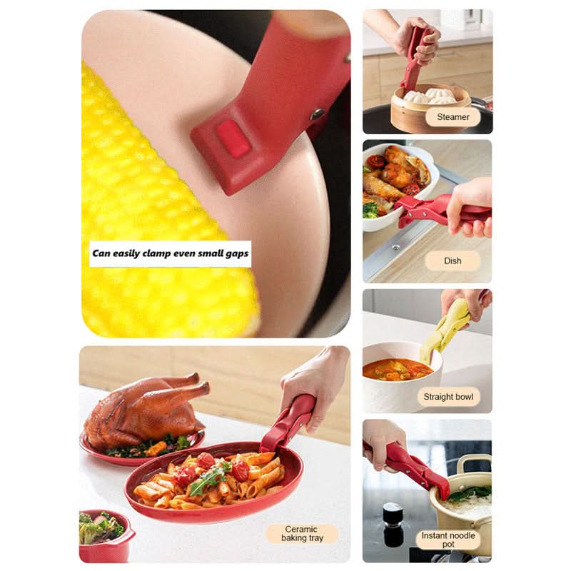 ✨Koop 1 krijg er 1 gratis✨Multifunctionele anti-verbrandingskomhouderclip voor keuken
