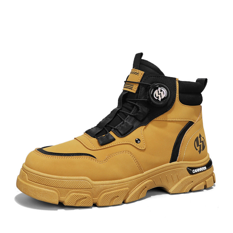 ⏳Tijdelijke aanbieding⏰Heren outdoor werkschoenen met draaibare gesp (waterdicht, antislip, comfortabel en ademend)