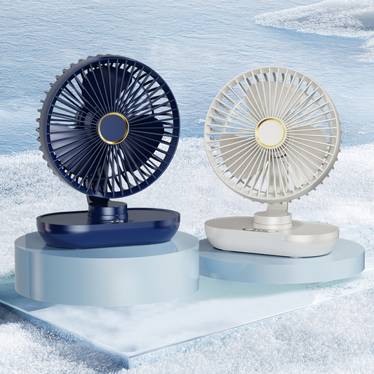 Draagbare Oplaadbare Desktop Roterende Ventilator