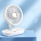 Draagbare Oplaadbare Desktop Roterende Ventilator