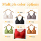 Ademende, zachte en naadloze bh met tanktop-look