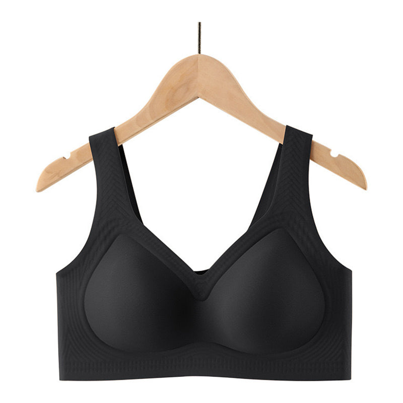 Ademende, zachte en naadloze bh met tanktop-look