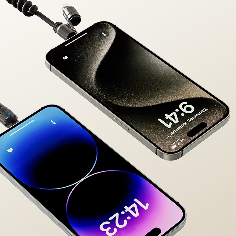 4-in-1 veer intrekbare snellaadkabel succes