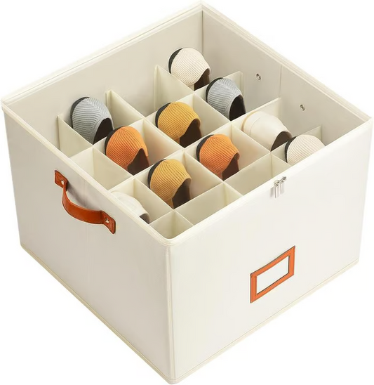 👟✨  50% KORTING! 👟 Compacte schoenenkist voor 16 paar – stofdicht, verstelbaar en opvouwbaar, ideaal voor kleine ruimtes.