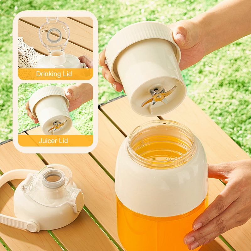 🥒Uitverkoop 50% UIT🍌2-in-1 Draagbare Mini Sapcentrifuge Beker