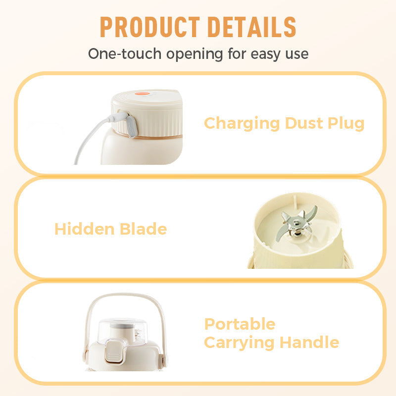 🥒Uitverkoop 50% UIT🍌2-in-1 Draagbare Mini Sapcentrifuge Beker
