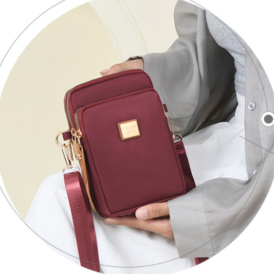 Stijlvolle 3-laags schouder crossbody tas