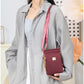 Stijlvolle 3-laags schouder crossbody tas