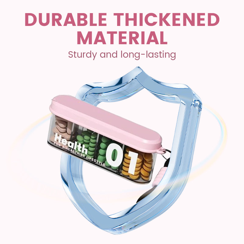 4 compartimenten draagbare verzegelde pillen organizer