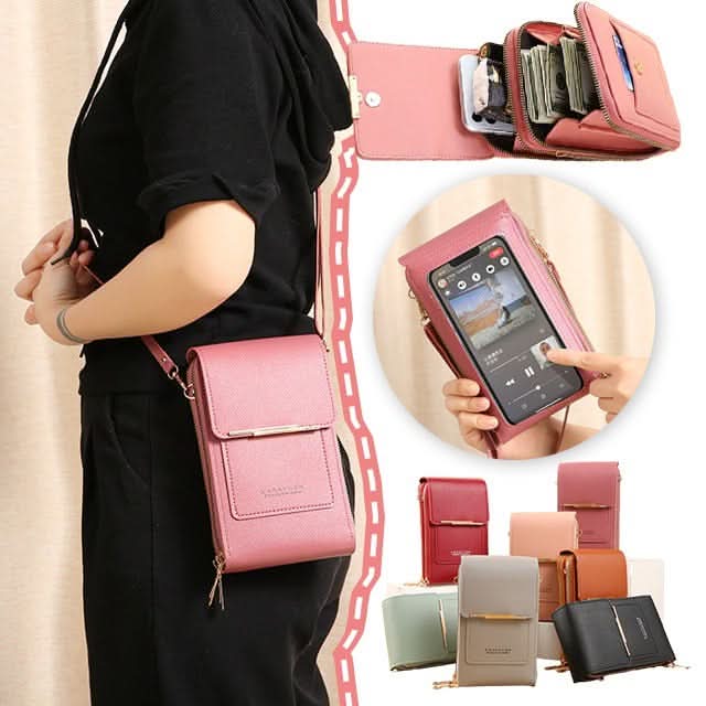 ✨️SPECIALE AANBIEDING 2026 - 52% KORTING👜 📱Dames messengerbag met touchscreen – Smartphone opladen, antidiefstal & waterbestendig