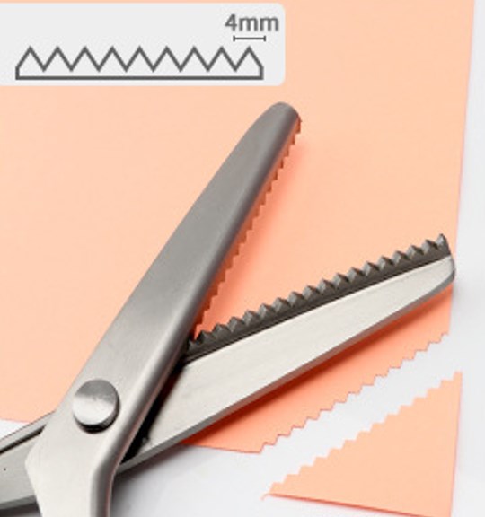 ❄️Zomerfresh 50% Korting!🧵DIY Kartelschaar voor Stof, Papier & Leer – Professionele Zigzag Schaar voor Naaien en Knutselen