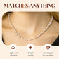 Vrouwen Elegant Kruis Synthetische Parelketting
