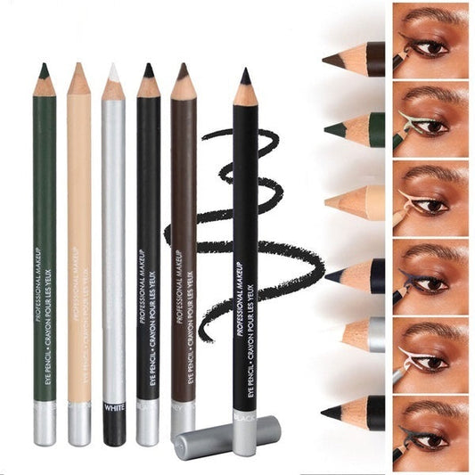 🔈🔈NU 50% KORTING💜2 VOOR DE PRIJS VAN 1💜Houten, waterbestendige, langhoudende harde eyeliner