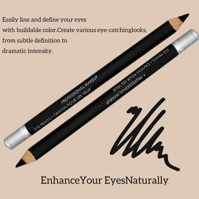 🔈🔈NU 50% KORTING💜2 VOOR DE PRIJS VAN 1💜Houten, waterbestendige, langhoudende harde eyeliner