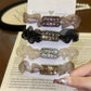 4 STUKS Elegante Strass Elastische Haarelastiekjes（50% OFF）