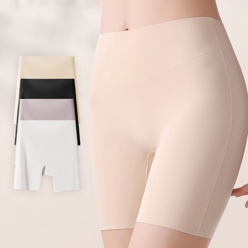 🔥Nieuw en populair❤️‍🔥 Vrouwen Hoog taille Ice Silk Ondergoed met Tummy-control Hip-lifting