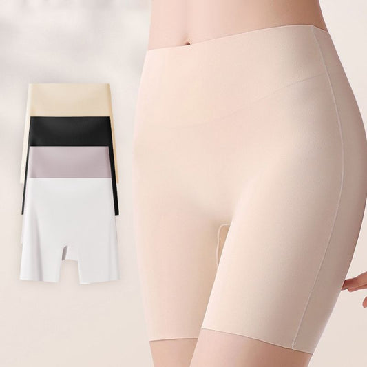 🔥Nieuw en populair❤️‍🔥 Vrouwen Hoog taille Ice Silk Ondergoed met Tummy-control Hip-lifting