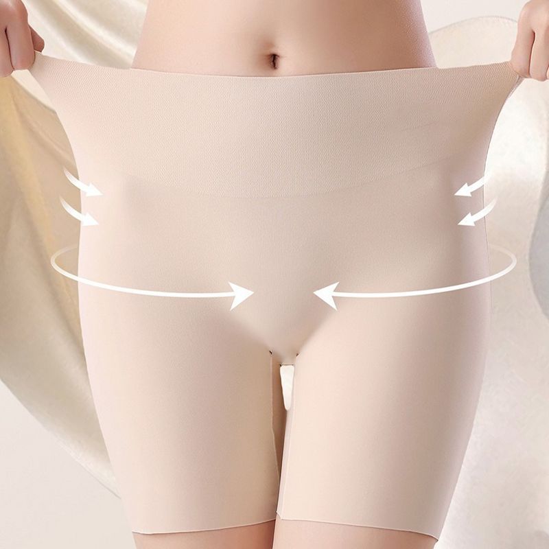 🔥Nieuw en populair❤️‍🔥 Vrouwen Hoog taille Ice Silk Ondergoed met Tummy-control Hip-lifting