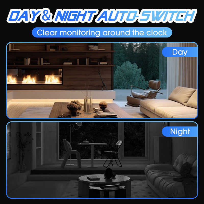 🌅🌙 Draadloze HD-smartcamera met wifi en netwerktoegang op afstand | Gratis verzending✈️