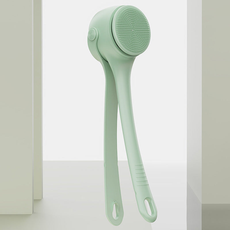 Elektrische exfoliërende badborstel met lange steel