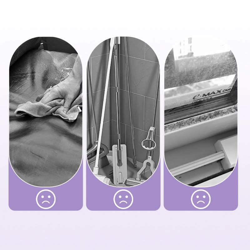 Multifunctionele buigbare wegwerpstofdoek met intrekbare stee