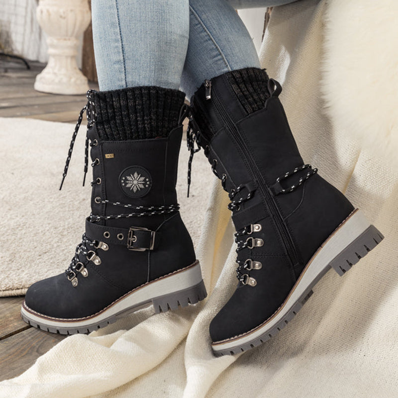 🎁Hete verkoop 49% KORTING🔥Waterdichte knie-sneeuwlaarzen voor dames👢