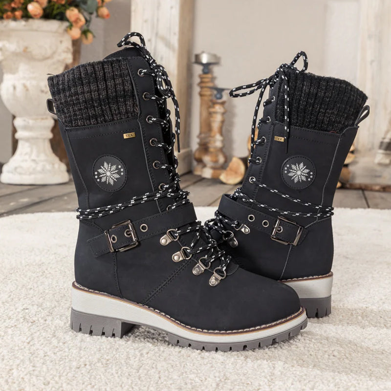🎁Hete verkoop 49% KORTING🔥Waterdichte knie-sneeuwlaarzen voor dames👢