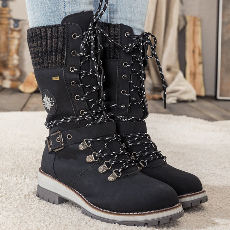 🎁Hete verkoop 49% KORTING🔥Waterdichte knie-sneeuwlaarzen voor dames👢