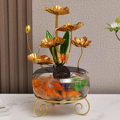 Luxe creatief lotusviskom ornament