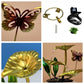 Luxe creatief lotusviskom ornament