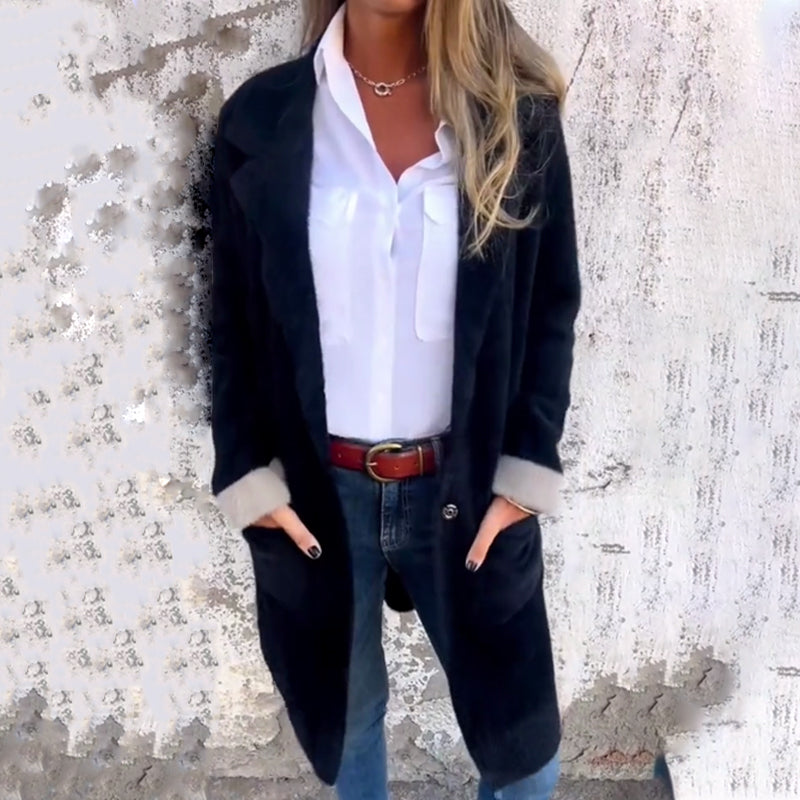 ⏳Tijdelijke aanbieding⏰Elegante halflange jas voor dames🧥