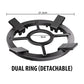 🍳🔧 Universeel Gasfornuisrek met Antislip – Afneembare Binnenring, Stabiele Basis & Duurzame Constructie (Universele Compatibiliteit)!