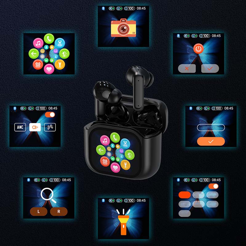 🎧 Compacte oordopjes met aanraakbediening | Kerstuitverkoop 50% KORTING | Kristalhelder geluid en geluidsisolatie | Perfect draagbaar audiocadeau 🎄✨