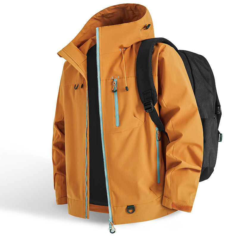 killtec Jongens skioverall/sneeuwbroek met capuchon - KW 102 MNS ONPC, donker marineblauw, 98/104, 37573-000