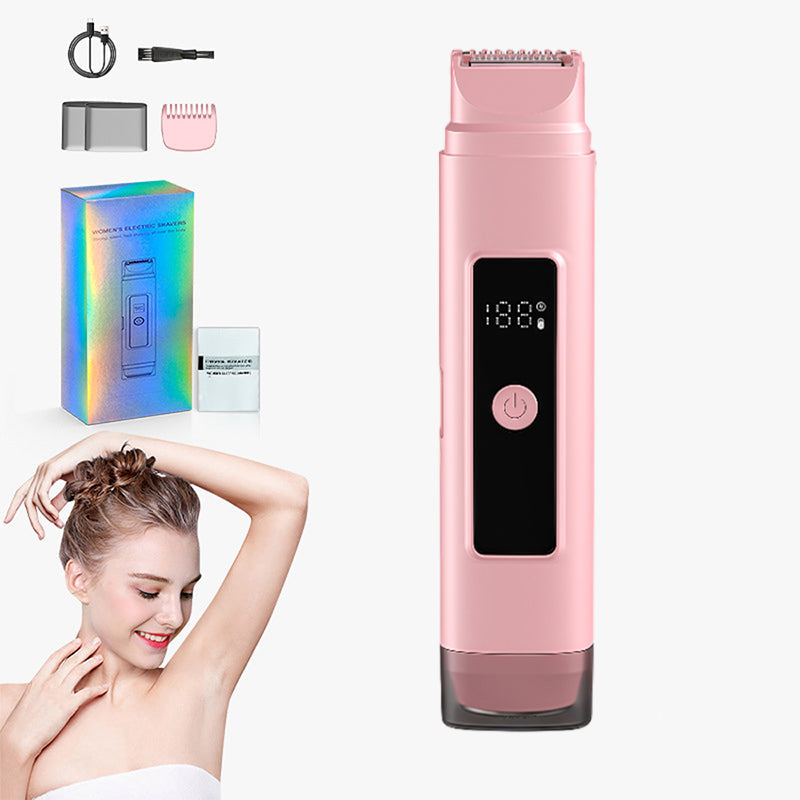Elektrische bikini- en bodytrimmer met twee koppen