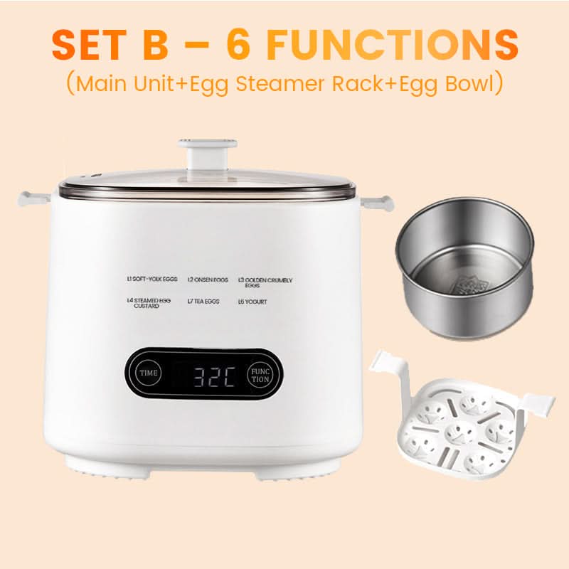 🥚✨Multifunctionele minikoker met slim aanraakscherm