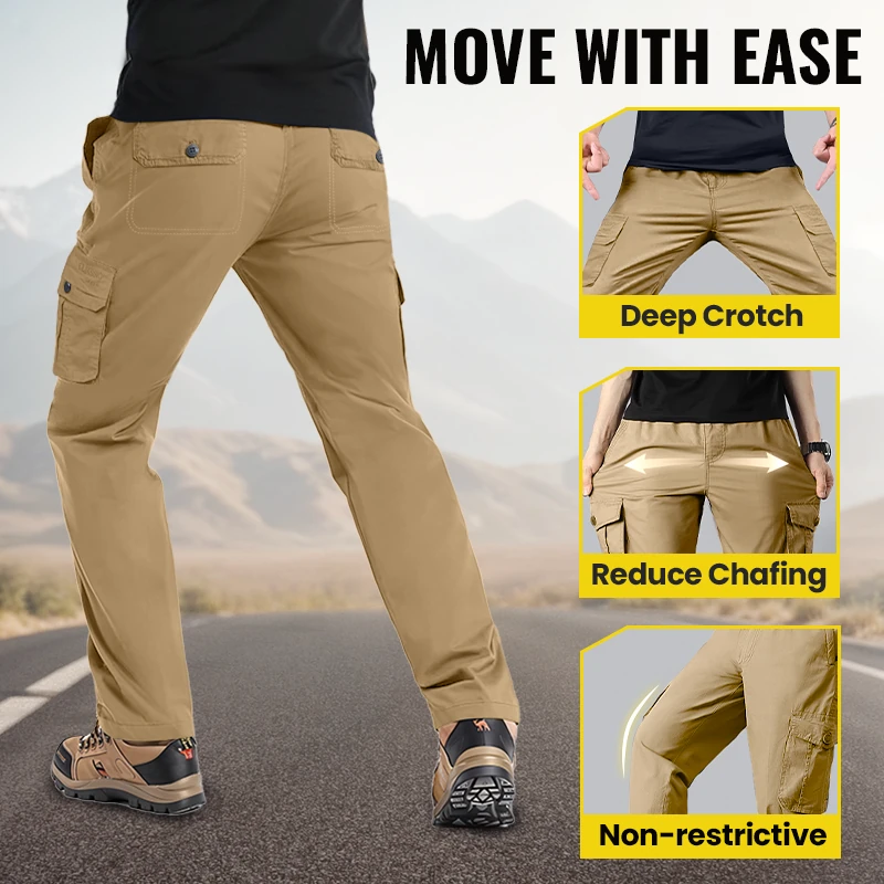Heren Multi-Pocket Cargo Broek
