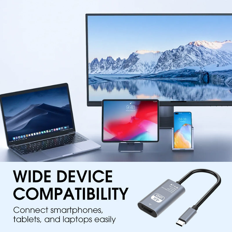 🎉🖥️ 50% korting! Type-C naar HDMI 4K/8K-adapter – Supersnel, plug-and-play en compatibel met andere apparaten