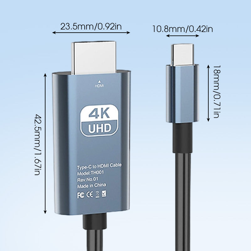 🎉🖥️ 50% korting! Type-C naar HDMI 4K/8K-adapter – Supersnel, plug-and-play en compatibel met andere apparaten
