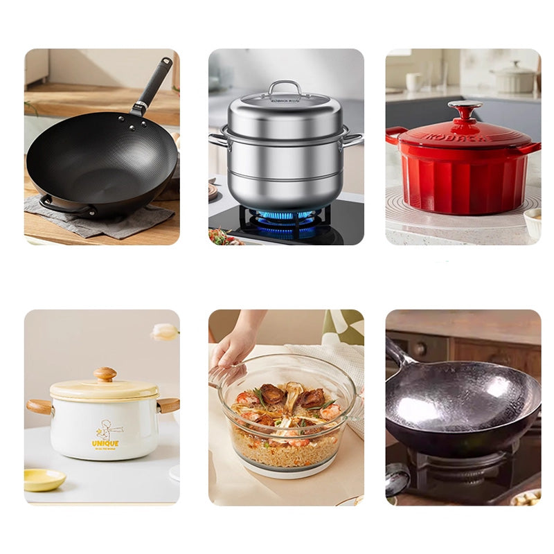 🍳 KOOP 2, KRIJG 1 GRATIS! ✨ Aangebrande Aanslag Verwijderende Modderfilm – Lost hardnekkig aangekoekte vetresten op in 5 minuten, niet-giftig en zonder schrobben 🧽📦