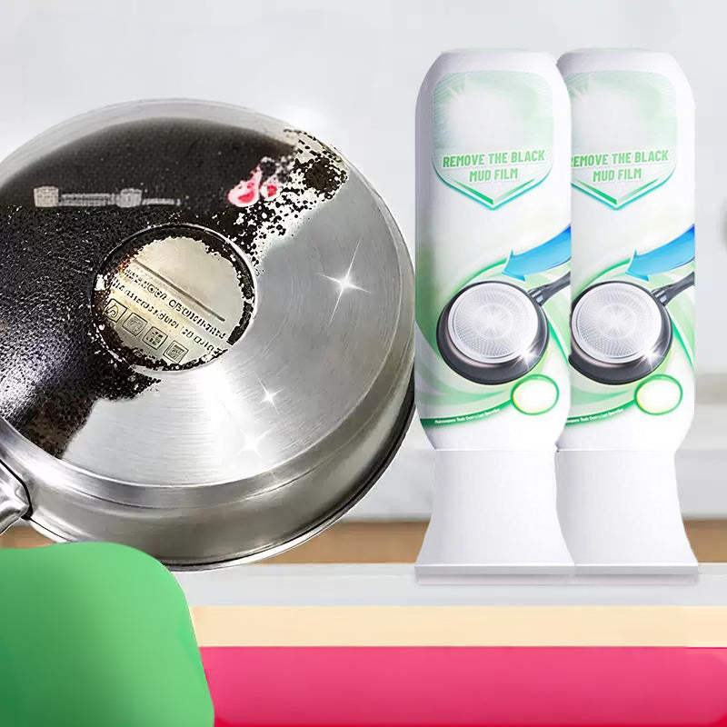 🍳 KOOP 2, KRIJG 1 GRATIS! ✨ Aangebrande Aanslag Verwijderende Modderfilm – Lost hardnekkig aangekoekte vetresten op in 5 minuten, niet-giftig en zonder schrobben 🧽📦