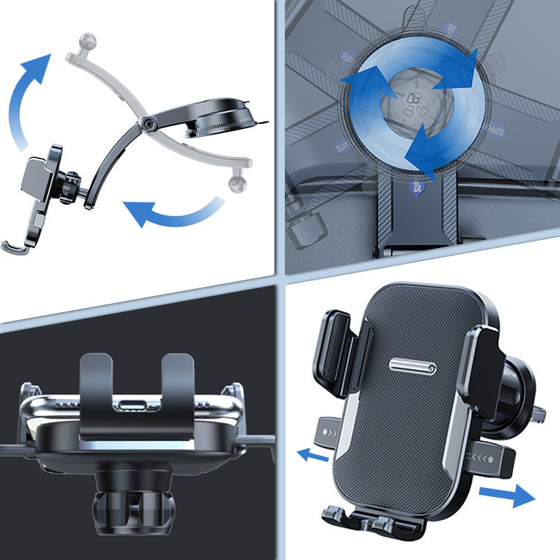 Multifunctionele zuignap telefoonhouder voor in de auto