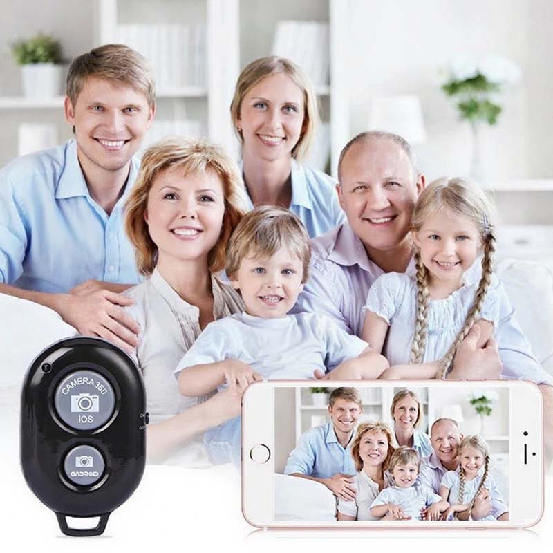 📸 Bluetooth Selfie Remote Shutter + FREE Polarizing & Star Lenses – 10m Range, Zero Delay & Portable!