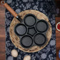 🍳4-kops Gietijzeren Antiaanbak Ei Bakpan🔥
